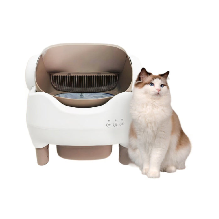 Wholesale open intelligent fully automatic cat litter box, free cat toilet, your hand electric poop shovel, intelligent cat litter box